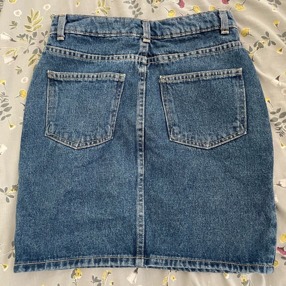 American Apparel Denim Pencil Skirt - Picture 2 of 2